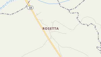 Rosetta, Mississippi map