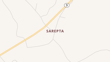 Sarepta, Mississippi map
