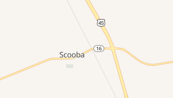 Scooba, Mississippi map