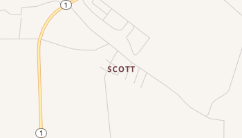 Scott, Mississippi map