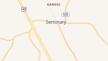 Seminary, Mississippi map