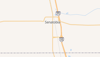 Senatobia, Mississippi map