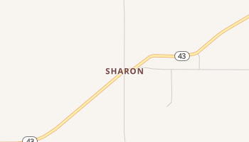 Sharon, Mississippi map