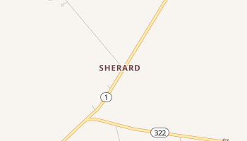 Sherard, Mississippi map
