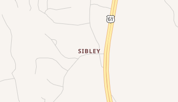 Sibley, Mississippi map