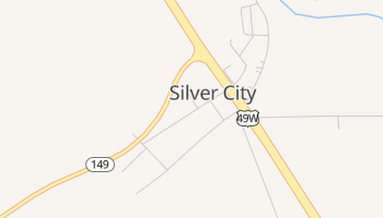 Silver City, Mississippi map