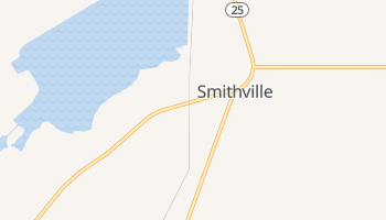 Smithville, Mississippi map