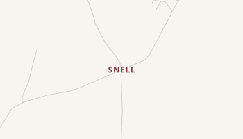 Snell, Mississippi map