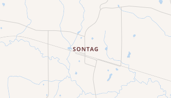Sontag, Mississippi map