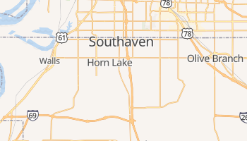 Southaven, Mississippi map
