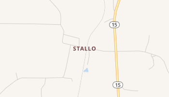 Stallo, Mississippi map