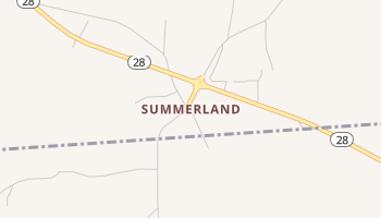 Summerland, Mississippi map