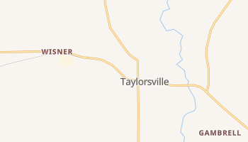 Taylorsville, Mississippi map