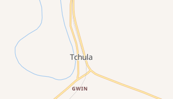 Tchula, Mississippi map