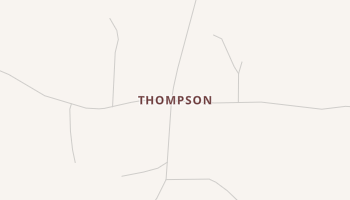 Thompson, Mississippi map