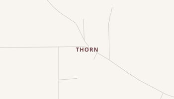 Thorn, Mississippi map