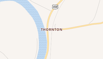 Thornton, Mississippi map