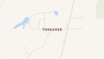 Thrasher, Mississippi map