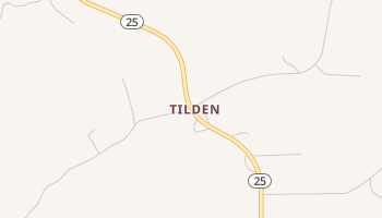 Tilden, Mississippi map