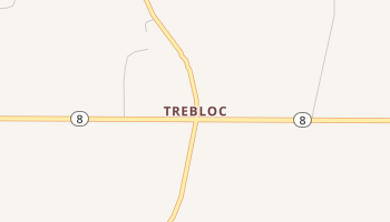Trebloc, Mississippi map
