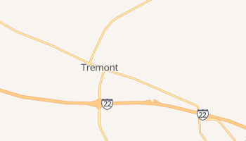Tremont, Mississippi map