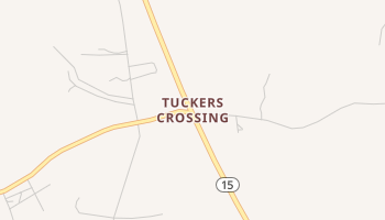 Tuckers Crossing, Mississippi map