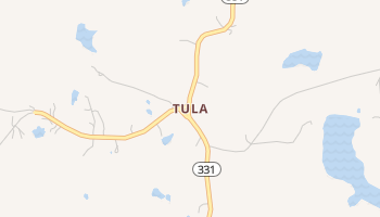 Tula, Mississippi map