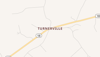 Turnerville, Mississippi map
