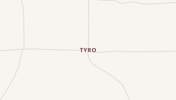 Tyro, Mississippi map