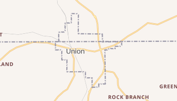 Union, Mississippi map