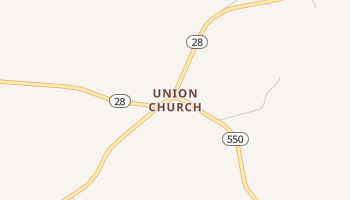 Union Church, Mississippi map