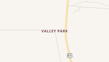 Valley Park, Mississippi map