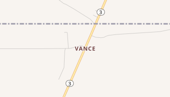 Vance, Mississippi map