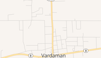 Vardaman, Mississippi map