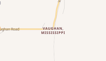 Vaughan, Mississippi map