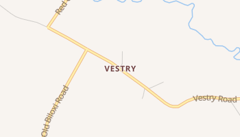 Vestry, Mississippi map
