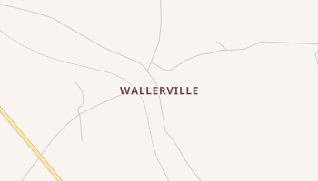 Wallerville, Mississippi map