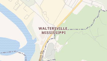 Waltersville, Mississippi map