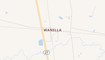 Wanilla, Mississippi map
