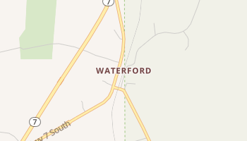 Waterford, Mississippi map