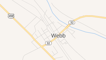 Webb, Mississippi map