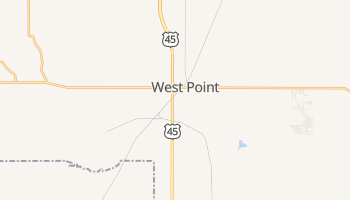 West Point, Mississippi map