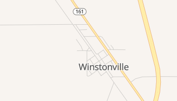Winstonville, Mississippi map