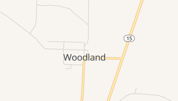 Woodland, Mississippi map