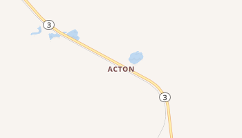 Acton, Montana map