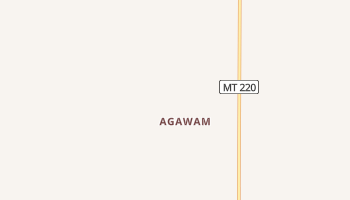 Agawam, Montana map