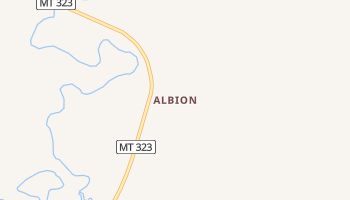 Albion, Montana map