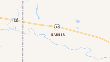 Barber, Montana map