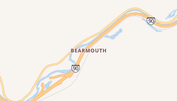 Bearmouth, Montana map