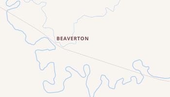 Beaverton, Montana map